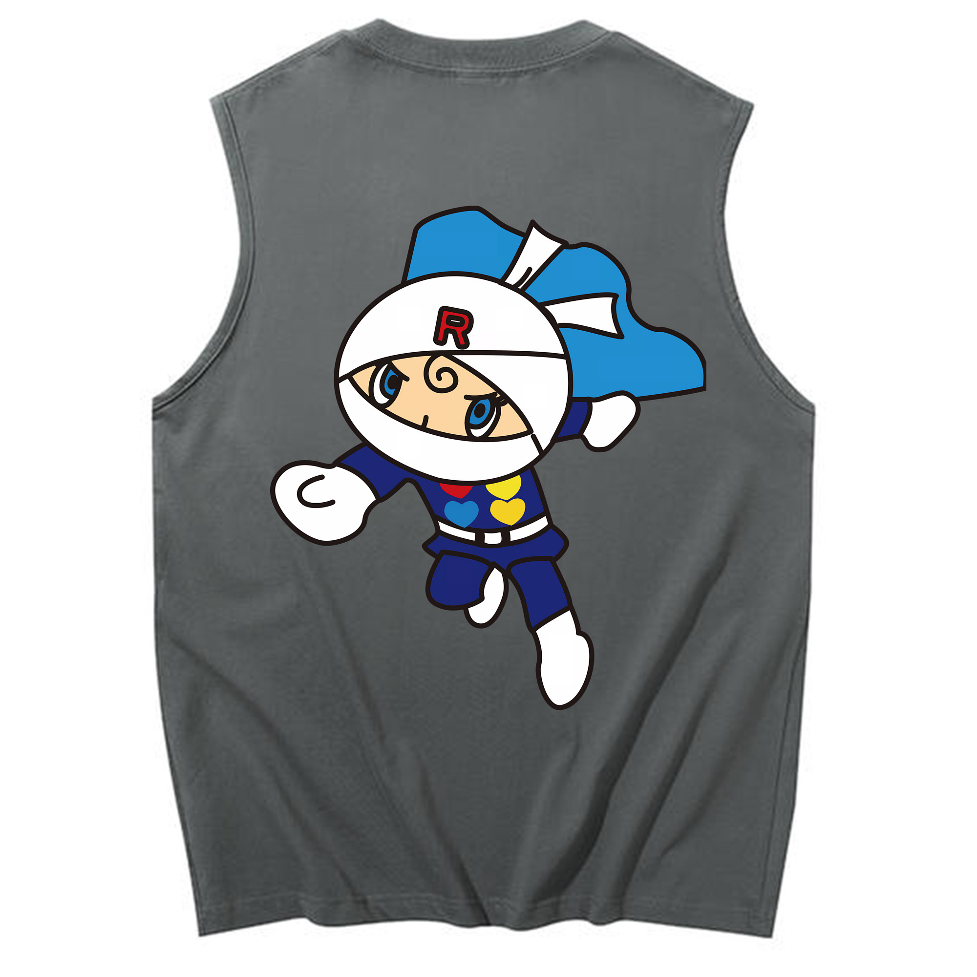 （画像用） アンパンマン Anpanman コットン100％タンクトップ（背面プリント）